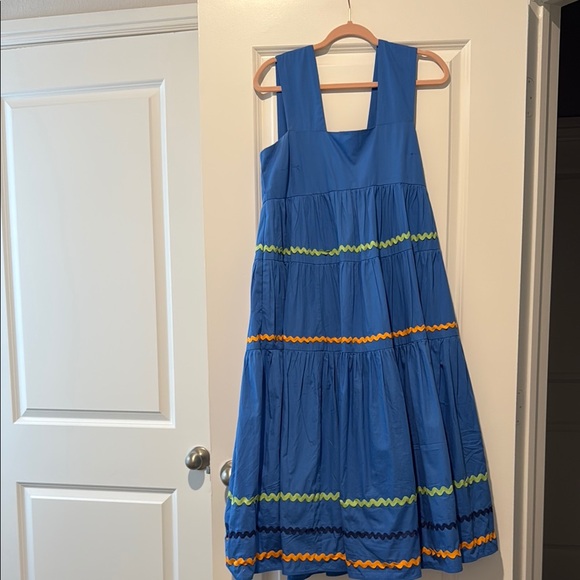 Anthropologie Dresses & Skirts - Anthropologie Blue and Green Tiered Sundress